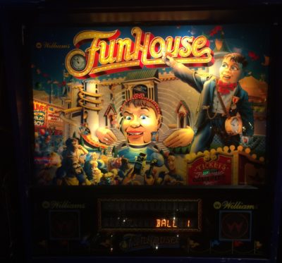 funhouse pinball rudy